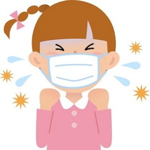 アレルギーのイラスト