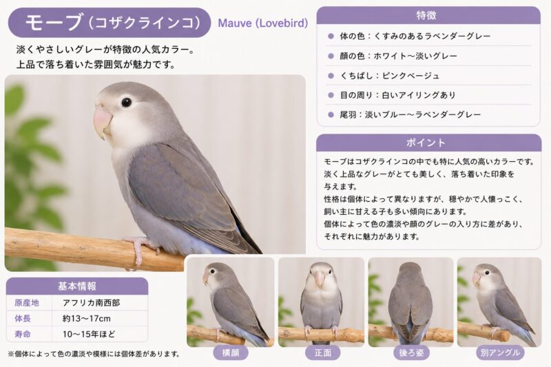 コザクラインコ・モーブ